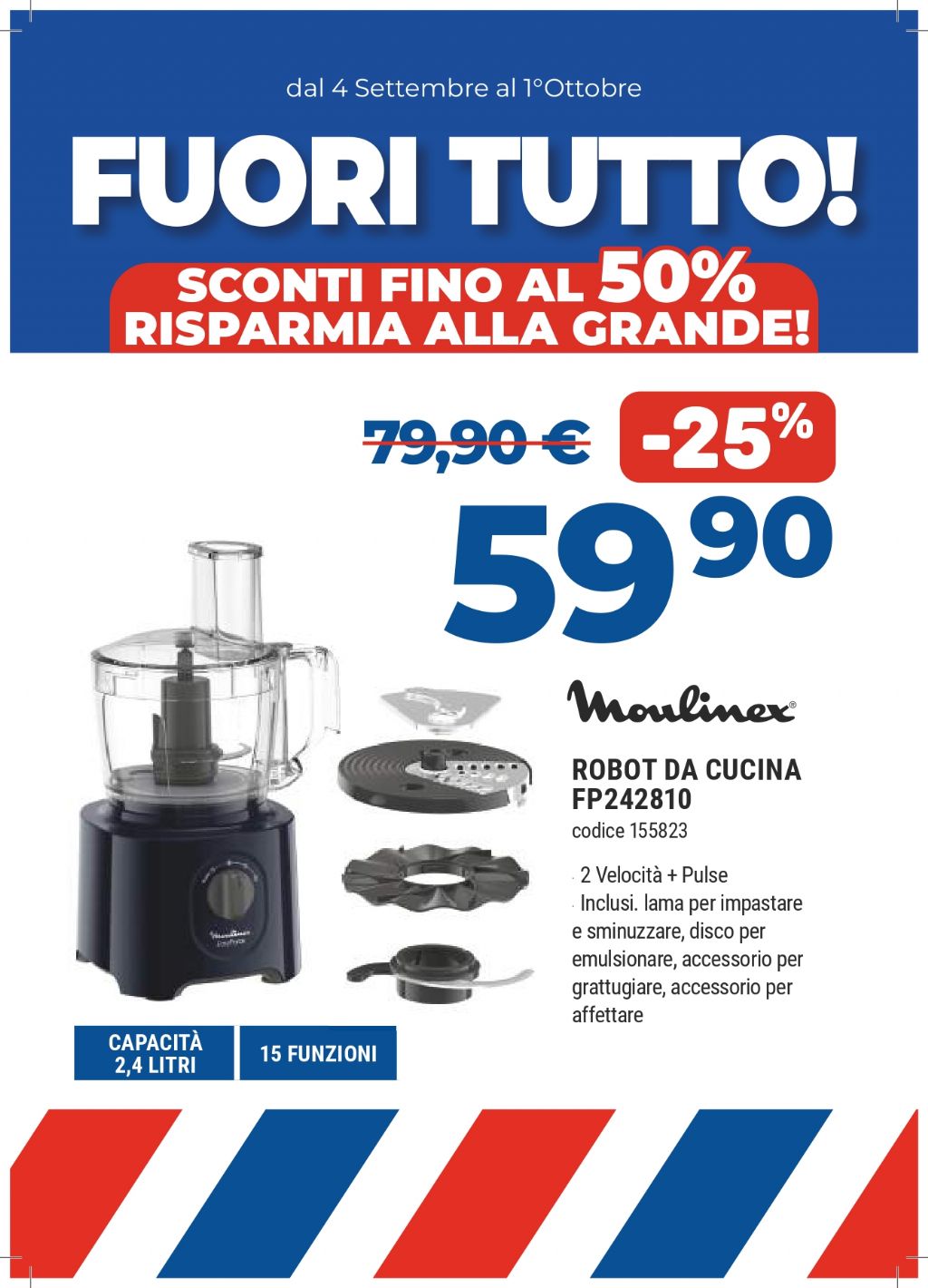 ROBOT DA CUCINA MOULINEX FP242810